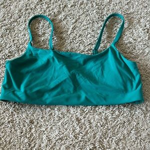 Athleta blue athletic swimming top